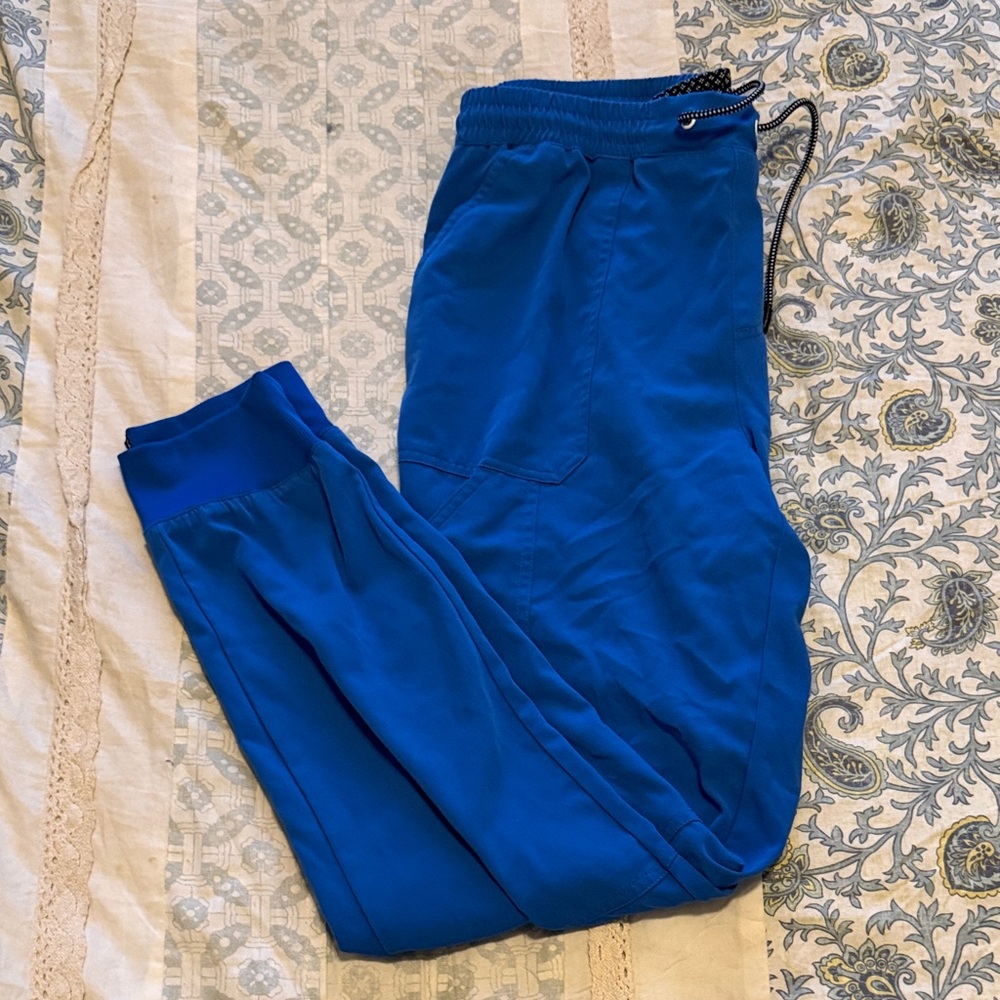 Royal blue scrub bottoms